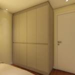 Projeto de guarda-roupa de solteiro com 08 portas