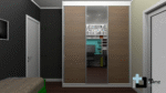 PROJETO DE QUARTO DE SOLTEIRO MASCULINO 3,10 x 4,30 m - 02.0007 - Imagem 4