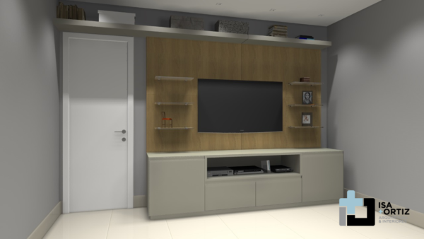 Projeto de home para sala de estar