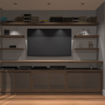 Projeto de home para sala de estar