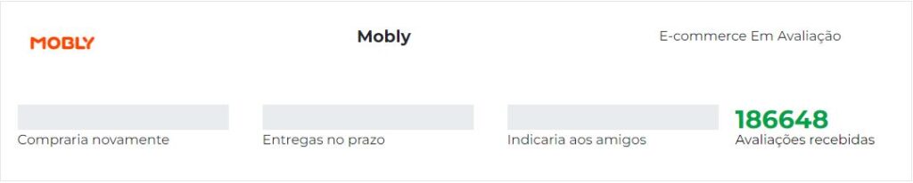 Ebit Mobly, reputação da loja Mobly pela avaliação dos seus consumidores.