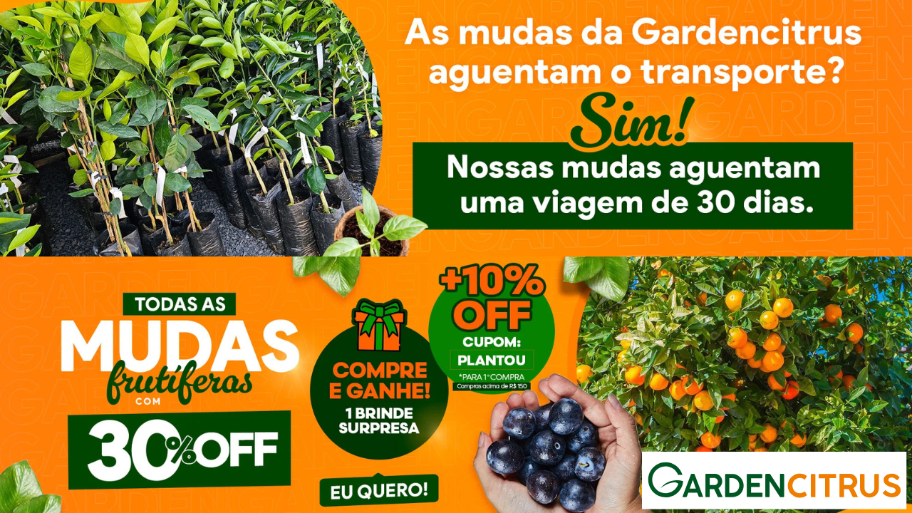 Cupom 10% OFF Garden Citrus